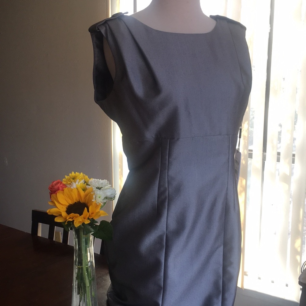 Calvin Klein business dress in silver